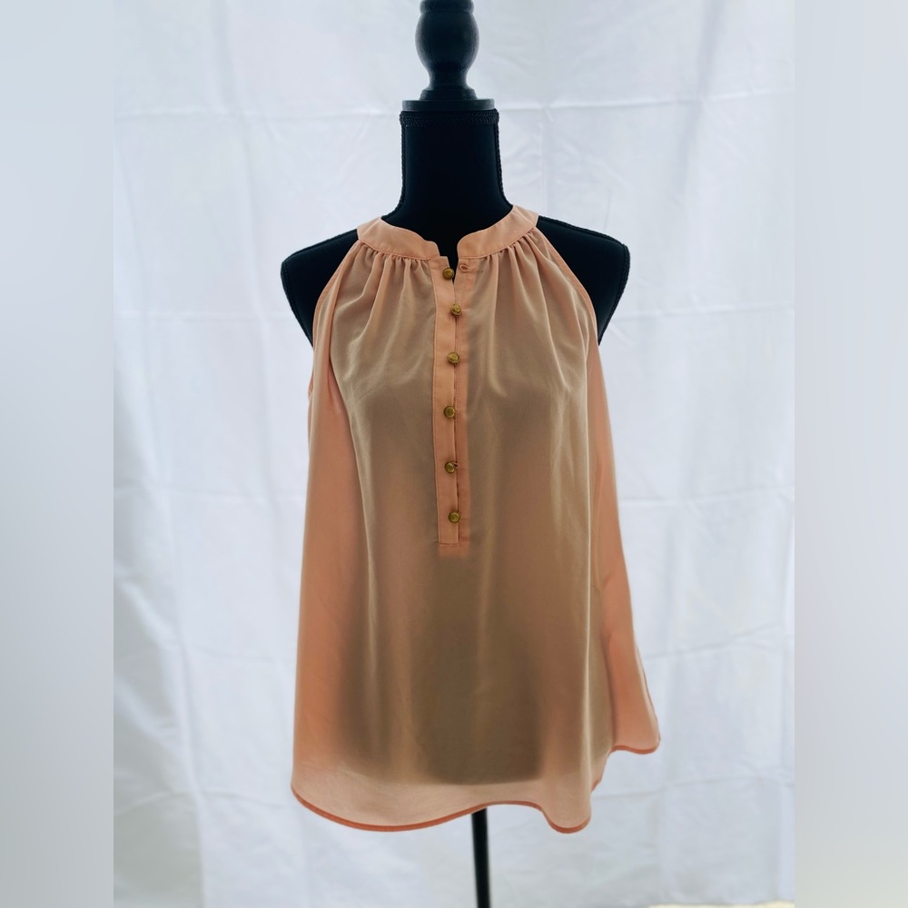 New York & Company Eva Mendes Collection Peach Top, Woman’s Medium - Item 0015